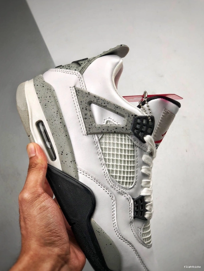 4 White (nike) Cement Air Jordan OG 840606-192 0723